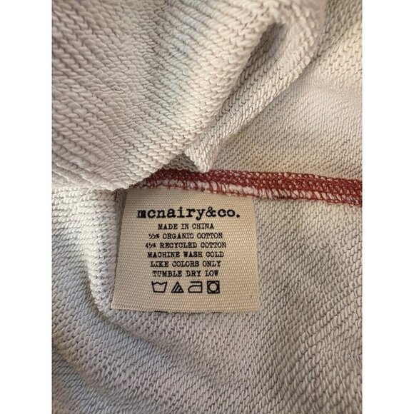 Mcnairy & co Hoodie Mens XL Orion Crewneck Pullover Pink Purple Heavyweight NWT - Picture 8 of 8